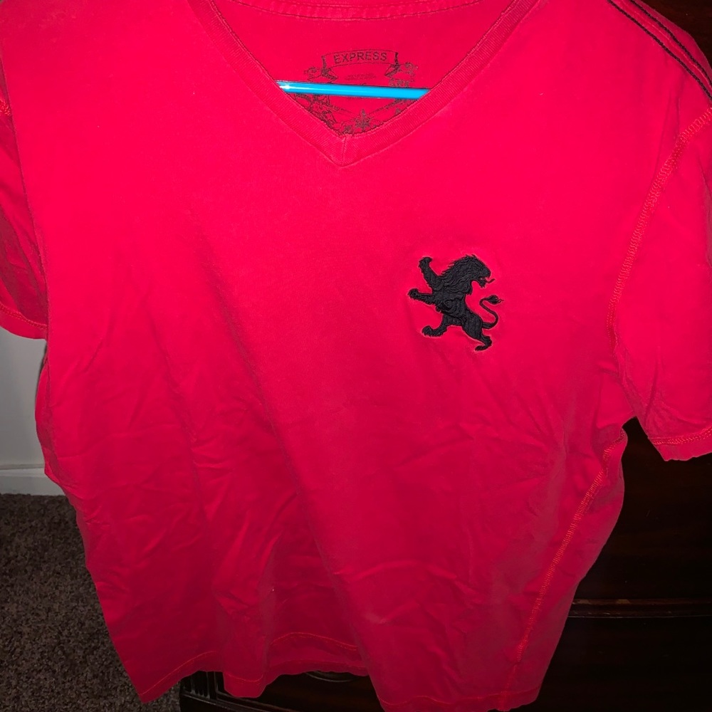 Express men’s red t shirt
